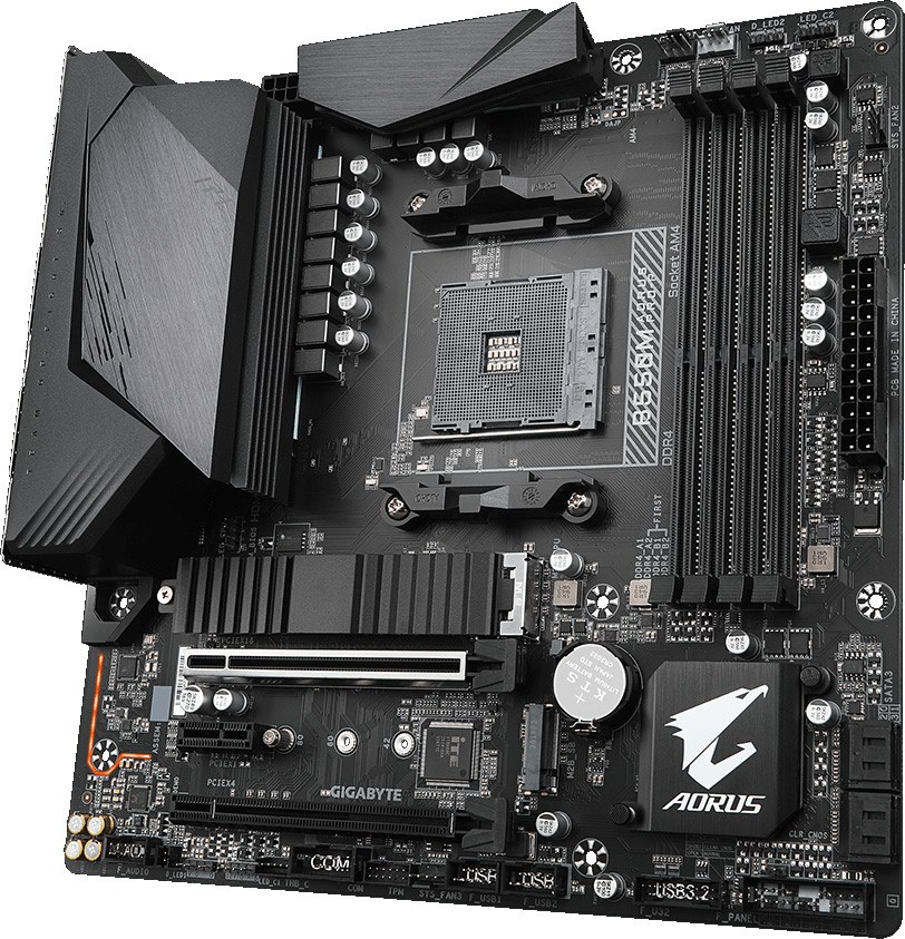 Gigabyte b550m aorus pro p совместимость процессоров